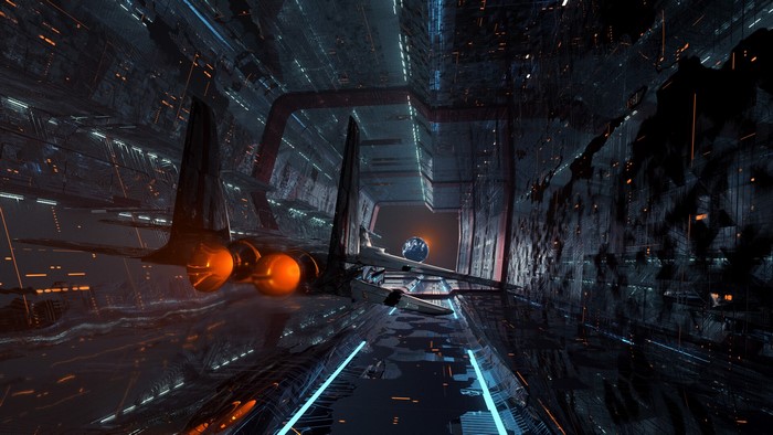 artwork, F-15C Eagle, science fiction, spaceship
