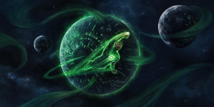John Stewart Green Lantern in Space