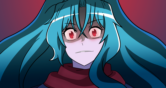 4K, anime girls, aqua hair, closeup, face, Tsuki ga Michibiku Isekai Douchuu, red eyes, looking at viewer, anime, long hair