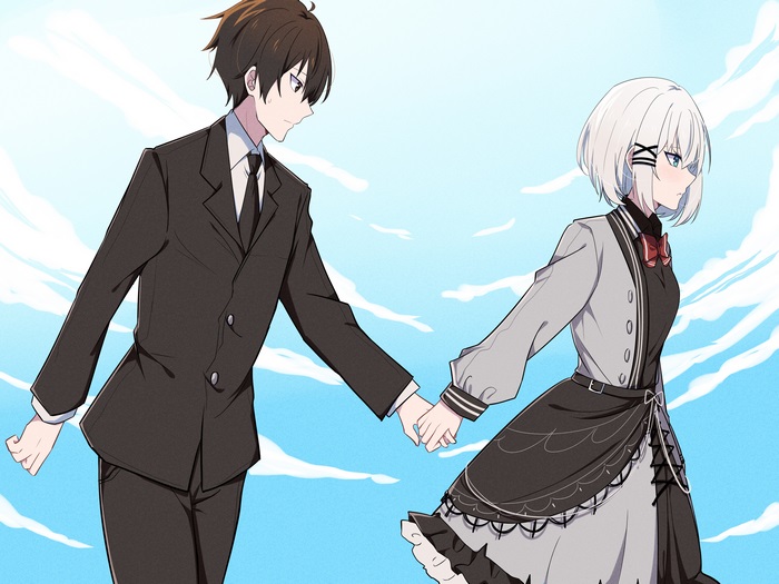 Siesta and Kimizuka Kimihiko from The Detective Is Already Dead
