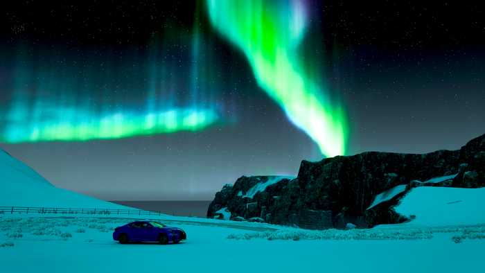 blue cars, Aurora, video games, car, vehicle, Forza Horizon 4