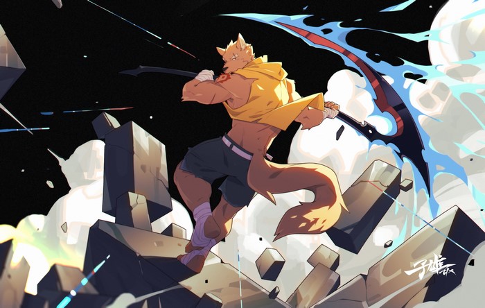 furry, muscles, Anthro, HD Wallpaper | Rare Gallery