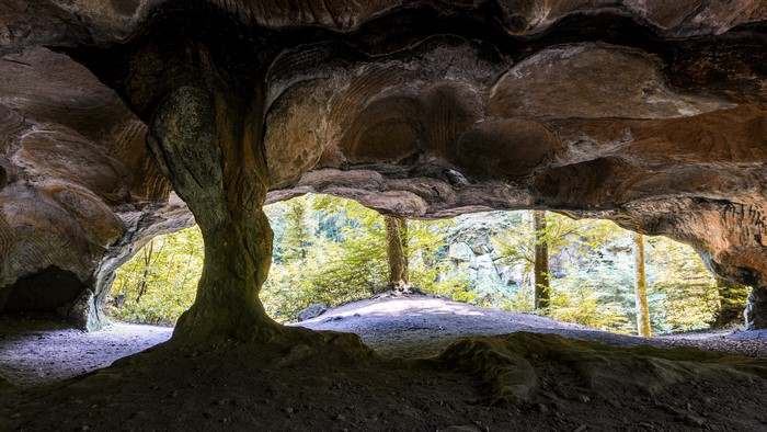 4K, cave, outdoors, nature