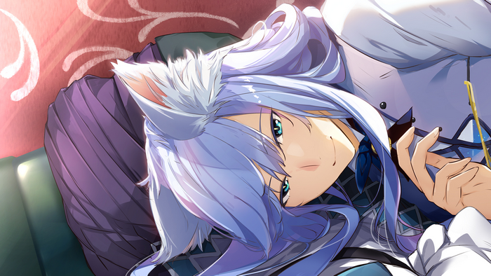 Nekopara Catboys Paradise, aqua eyes, Neko Para, animal ears, face, anime boys, cat boy, anime