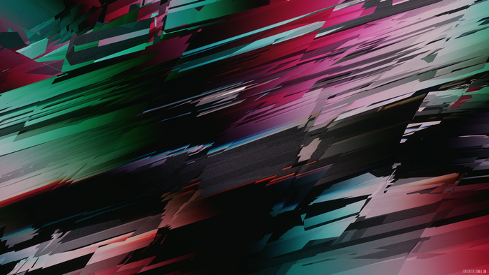 4K, Cinema 4D, abstract, 3D Abstract, glitch art