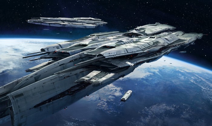 Swang Futuristic Science Fiction Spaceship Artwork