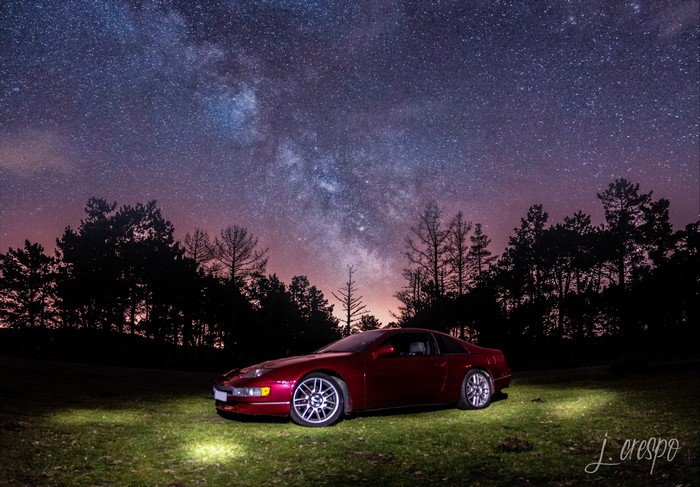 Nissan, JDM, car, Nissan Fairlady Z, Japanese cars, night, Japan, landscape