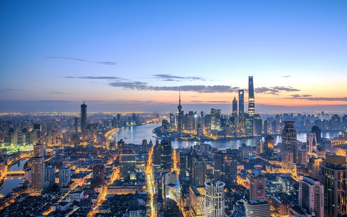 4K, Shanghai, China, Oriental Pearl TV Tower