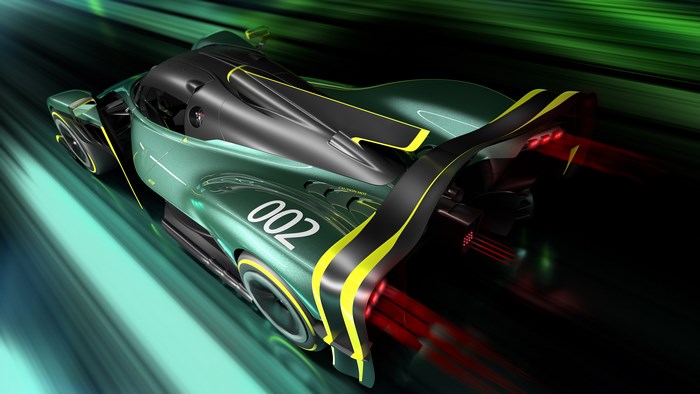 Aston Martin Valkyrie AMR Pro race car