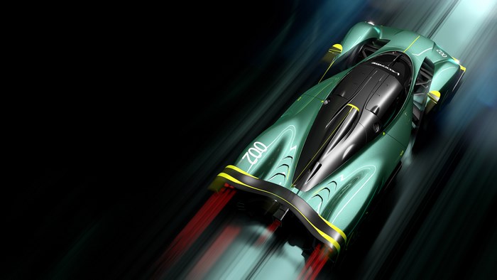 Aston Martin Valkyrie AMR Pro racing car