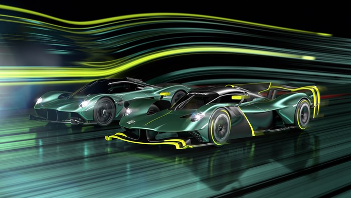 Aston Martin Valkyrie AMR Pro race car