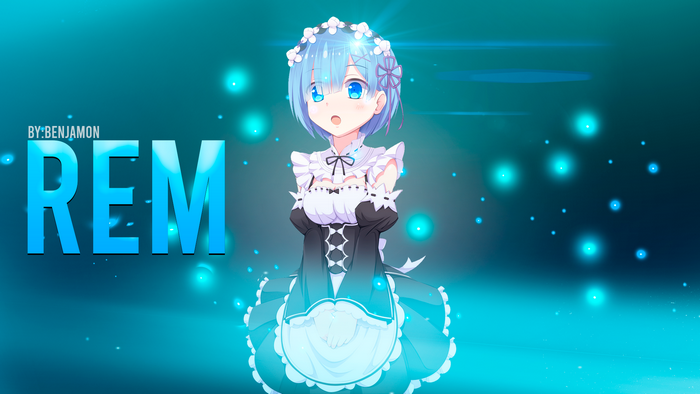 anime girls, Rem (Re: Zero), Re:Zero Kara Hajimeru Isekai Seikatsu, lights