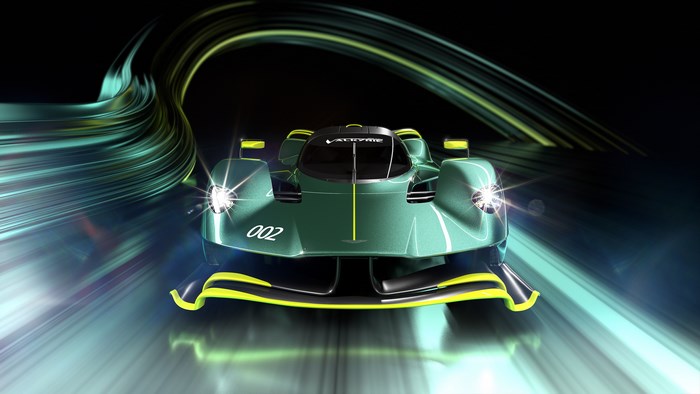 Aston Martin Valkyrie AMR Pro race car