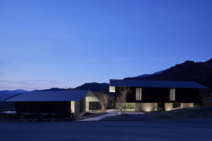 house, dawn, modern, architecture