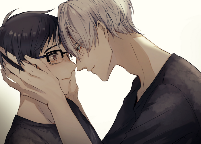 anime boys, Shounen Ai, Yuri on Ice, Victor Nikiforov, Yuuri Katsuki
