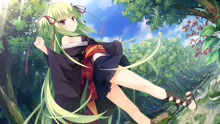 Senren Banka Character Congyu in Forest