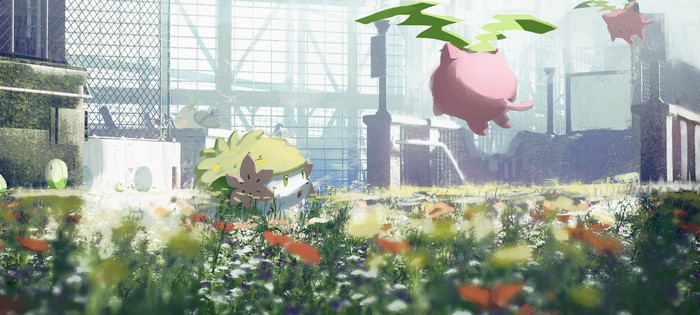 4K, Pokémon, flowers, Turtwig