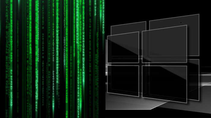 black background, green, abstract, windows logo, Microsoft Windows, fenetre, The Matrix, mashup, digital, monochrome, logo, code