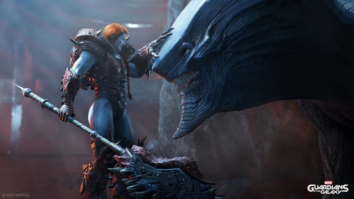 4K, dragon, Square Enix, 4K, Marvel Comics, Guardians of the Galaxy (Game), warrior