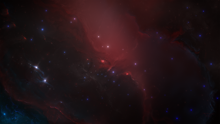 4K, stars, universe, space, red, Starkiteckt, nebula