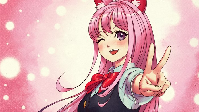4K, colorful, Steam (software), anime, illustration
