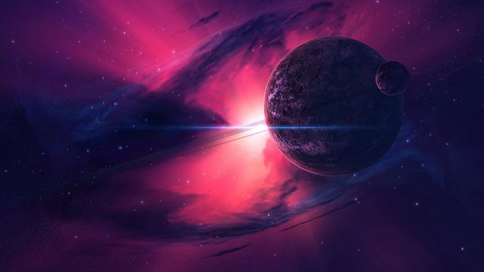 nebula, planet, galaxy, space
