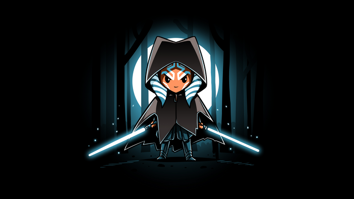 Ahsoka Tano 4K Star Wars Artwork