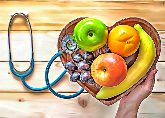 apples, fruit, artwork, bananas, digital art, food, illustration, stethoscope, drawing, painting, ArtStation