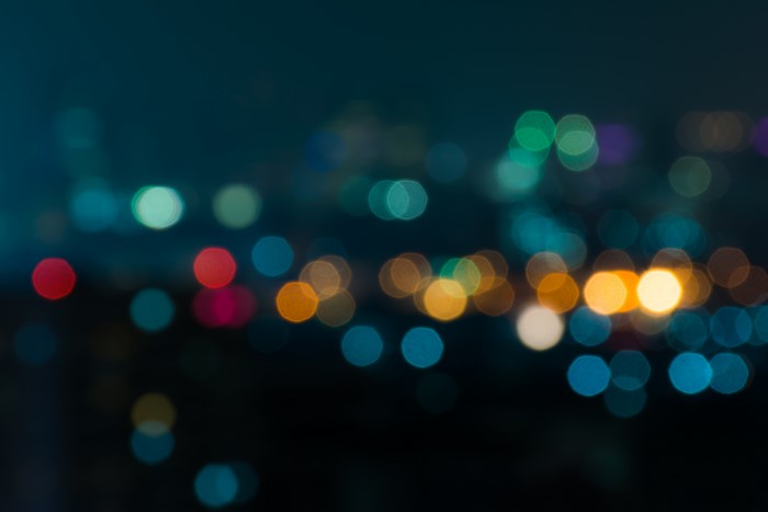 4K, night, blurred, bokeh, lights, city