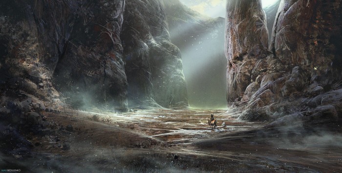 4K, fantasy art, Max Bedulenko, horse, digital art