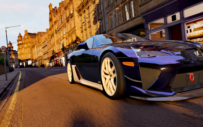 Lexus, car, video games, Forza, Forza Horizon 4, screen shot, Lexus LFA