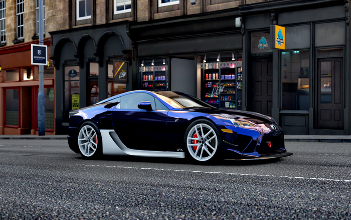 video games, screen shot, Forza Horizon 4, Forza, Lexus LFA, car, Lexus