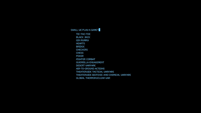 WarGames, black background, terminals, computer, movie scenes, Marvel Comics