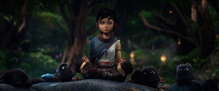 Rot, 4K, Kena, meditation, Game CG, Kena: Bridge of Spirits