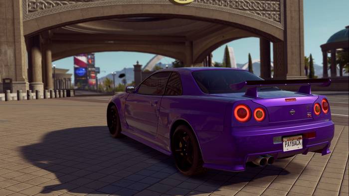 screen shot, video games, purple cars, car, Skyline R34, need for speed payback, vehicle, Nissan, Need for Speed: Payback