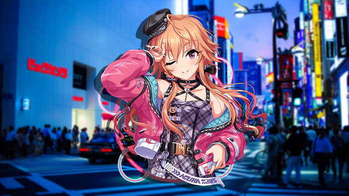 THE, picture-in-picture, Japan, THE, city, street