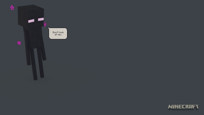 Minecraft Enderman Don't Look At Me