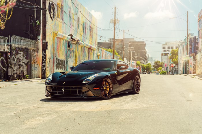 4K, Vossen, car, automotive, Ferrari, F12