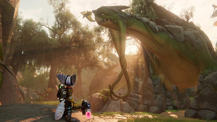 4K, Insomniac Games, Ratchet & Clank: Rift Apart, video games, screen shot