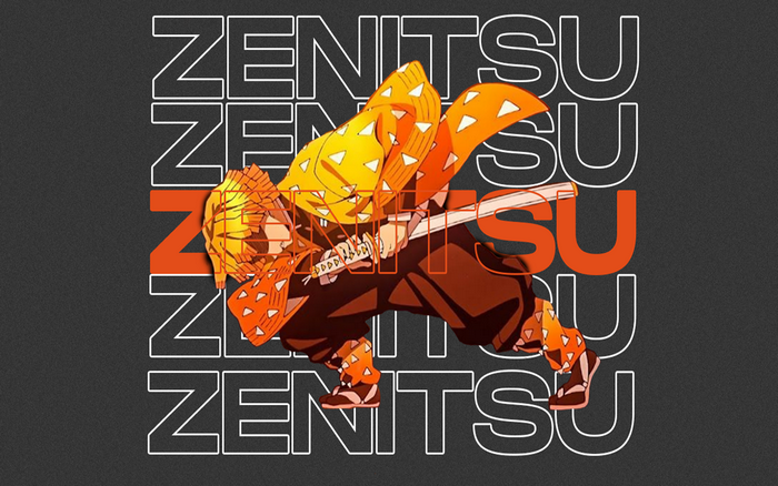 Kimetsu no Yaiba, anime boys, Zenitsu Agatsuma