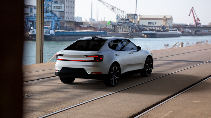 4K, vred, CGI, Volvo, car, Polestar, vehicle, Polestar 2, render, automotive, 3D visualization, digital art