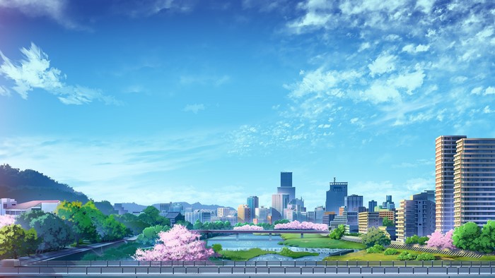 city, Smile (artist), cityscape, Pixiv, artwork