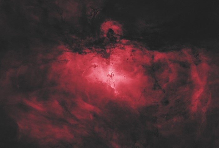 4K, space, astronomy, dark background, Eagle Nebula, nebula