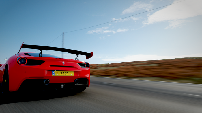 race cars, vehicle, Forza Horizon 4, video games, Ferrari, red cars