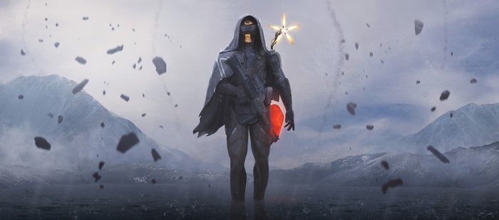 4K, illustration, ArtStation, Death Stranding, digital art, science fiction, Ilmari Kumpunen