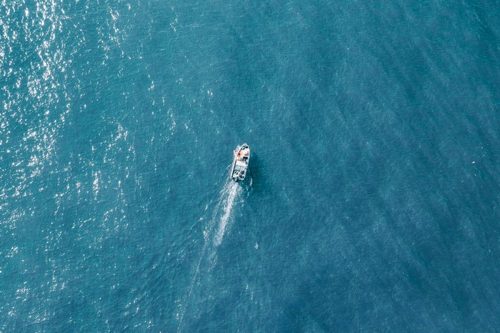 4K, boat, water, aerial view, China