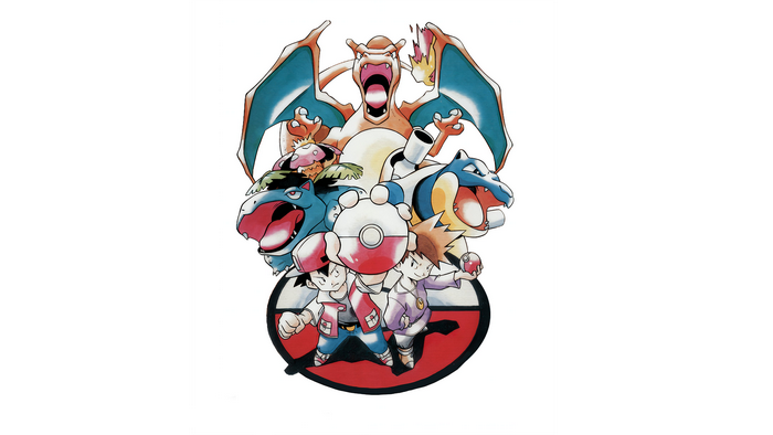 Charizard, Blastoise, red, Pokémon, blue, Venusaur