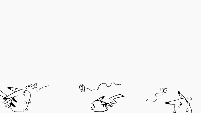 manga, Pikachu, Pokémon, simple background, manga sketch