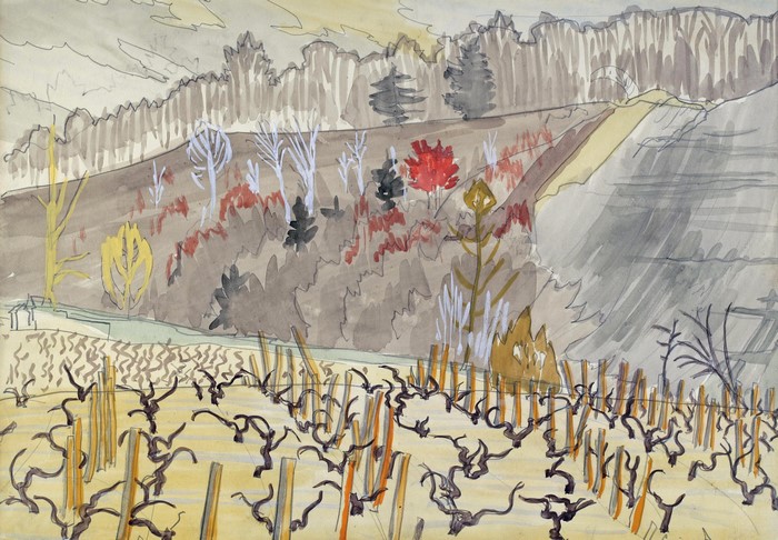 4K, landscape, Charles Ephraim Burchfield, fall, artwork, nature