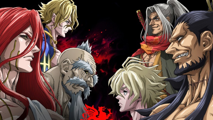 Record of Ragnarok: Thor, Poseidon, Adam, Lu Bu, Sasaki